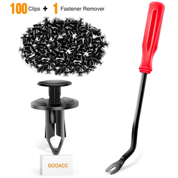 100 Pcs Nylon Bumper Rivet Retainer Retaining Clips For GM 21030249 Ford N807389S